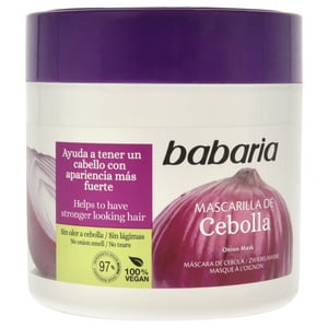 Babaria - Mascarilla Capilar De Cebolla De Para Unisex - Mascarilla De 13,5 Oz