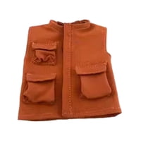 Bothyi - Mini Chaleco 1/12 Figura Masculina Ropa De Muñeca Para Figuras De Acción De 6 ''Cuerpo De Muñeca Bjd Naranja