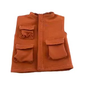 Bothyi - Mini Chaleco 1/12 Figura Masculina Ropa De Muñeca Para Figuras De Acción De 6 ''Cuerpo De Muñeca Bjd Naranja