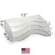 thumbnail image 2 of Organizador de Escritorio Officemate OIC22904 Clear Wave 2 Vías, 2 of 7