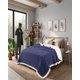 thumbnail image 4 of Frazada Sherpa Premium Con Diseño De Diamantes King, 4 of 6