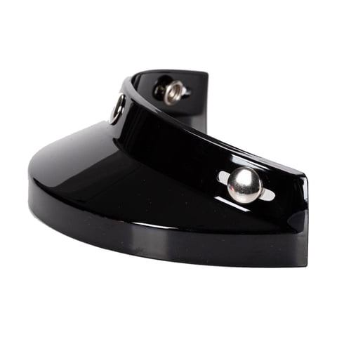 Ioensy - Helmet Visor 3 Snap Para Cascos Con 3 Botones Semicascos Piezas Negro