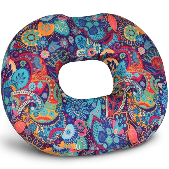 gswirmchsq Cojín Donut para dolor de coxis, cojín para hemorroides para sentarse, alivio del dolor de coxis y para mujeres en posparto y embarazo