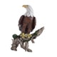 thumbnail image 3 of Figura De águila Calva En Rama De árbol, Escultura, Estatua Americana Para Sala De Estar, 3 of 3