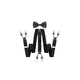 thumbnail image 1 of Suspensor humita en caja tirantes hombre ajustable elástico, negro, 1 of 3