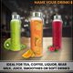thumbnail image 4 of Botellas de agua Chef's Star de vidrio transparente de 540 ml, juego de 6, 4 of 7