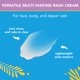 thumbnail image 4 of Crema para dermatitis del pañal, triple pasta, multiusos, tubo de 60 ml, 4 of 7