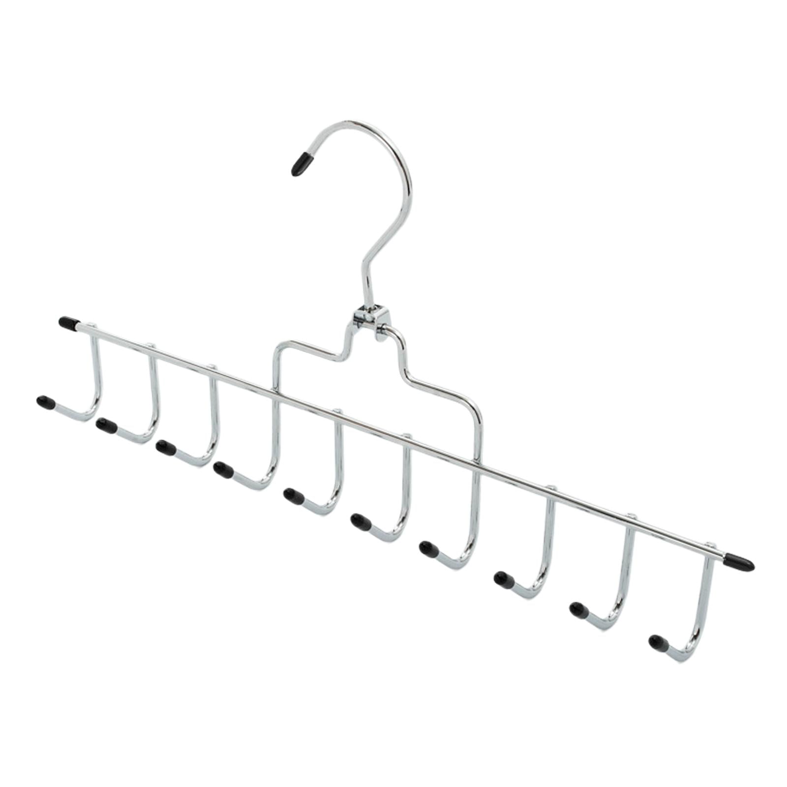 Bothyi - Organizador De Perchas Para Cinturón, 10 Ganchos, Organizadores De Bufandas Para Accesorios, Bufandas, Corbatas, Negro