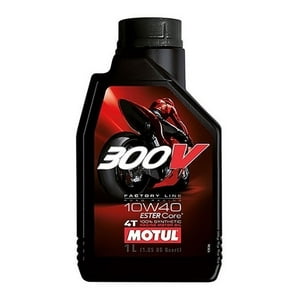 Aceite De Moto 10W 40 300V Full Sintetico Motul 1L 4T