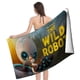 thumbnail image 4 of Robot Salvaje Toalla de playa de secado rápido con diseño temático, regalo para mujeres y niñas, ideal para cumpleaños, fans, amantes de la música, uso en la playa o al aire libre, 78 × 180 cm, 4 of 6