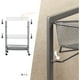 thumbnail image 5 of Carro Organizador Ruedas Metal Multiuso 3 Niveles Randers, 5 of 8