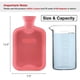 thumbnail image 4 of Botella De Agua Caliente Hometop Premium Classic Rubber (roja), 4 of 7