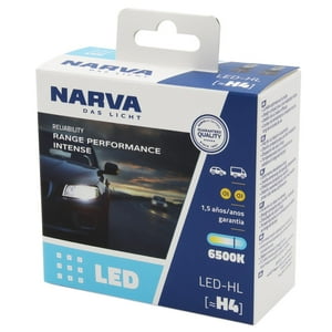 Set Ampolletas Led Narva H4 24W 12/24V Blanco