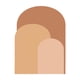 thumbnail image 5 of Calcomanía de pared con arco bohemio, pegatina de pared con arco para cabecero, puerta, decoración artística para el hogar, decoración sencilla de , Rosa, 5 of 5
