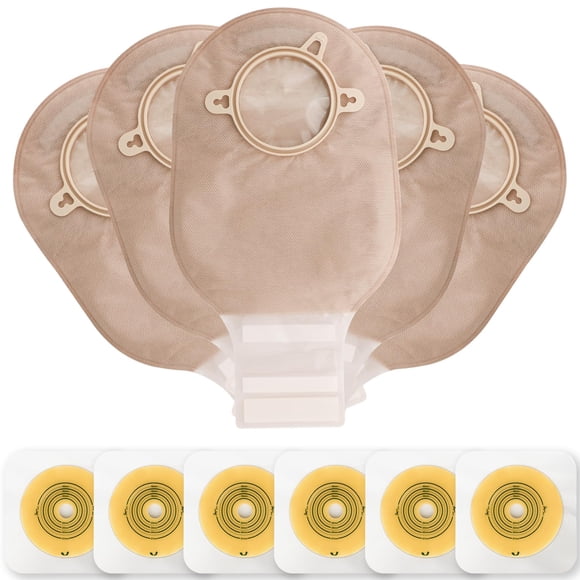 Bolsas de colostomía VLOOKUP, bolsas drenables de dos piezas, 21 unidades