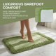 thumbnail image 4 of Alfombras de Baño REGALWOVEN Chenille Antideslizante Alfombra de Baño Ultra Suave Absorbente Alfombra de Ducha Verde 24" x 16", 4 of 7