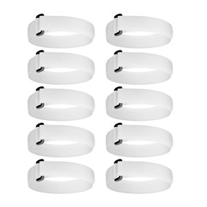 Magideal - 10 Uds Sujetadores De Red De Fútbol Correas De Fijación De Red De Fútbol Cinta De Costura Resistente Sujetadores De Portería De Fútbol Para Zapatos De