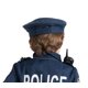 thumbnail image 3 of Gorro de policía Dress Up America para niños, accesorio de disfraz azul, 3 of 3
