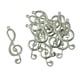 thumbnail image 5 of 10 Unids Tibetan Plata Grande Filigrana Música Nota Símbolo De Bricolaje Colgantes Colgantes, 5 of 5