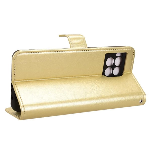 Funda tipo libro para T-Mobile Revvl 7 Pro 5G, cartera todo‑en‑uno, funda multifuncional con tarjetero y correa de muñeca desmontable