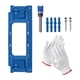 thumbnail image 4 of Plantilla Para Bisagras De Puerta, Accesorios, Herramienta Manual De Carpintero, Mortajadora Eficiente Para Bisagras De Puerta, Color Azul, 4 of 5