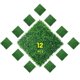 thumbnail image 1 of Paneles de Boj Ogrmar 51 cm Pack de 12 Planta Artificial, 1 of 7