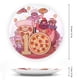 thumbnail image 2 of Juego de pizza Plato decorativo de porcelana fina (bone china), plato decorativo de cerámica para hogar, oficina, soporte de pared, platos decorativos para dormitorio - 6 pulgadas (15 cm), 2 of 6