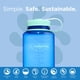 thumbnail image 2 of Botella de agua Nalgene Lightweight Sustain Tritan de 1 litro sin BPA, 2 of 5