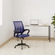 thumbnail image 2 of Silla de oficina BestOffice ergonómica con respaldo medio azul para adultos, 2 of 9