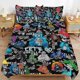 thumbnail image 1 of Gorilla Tag Bedding Set Duvet Cover Comfortable and Lightweight Cartoon Bedding 3 Piece Bed Set, 1 of 5