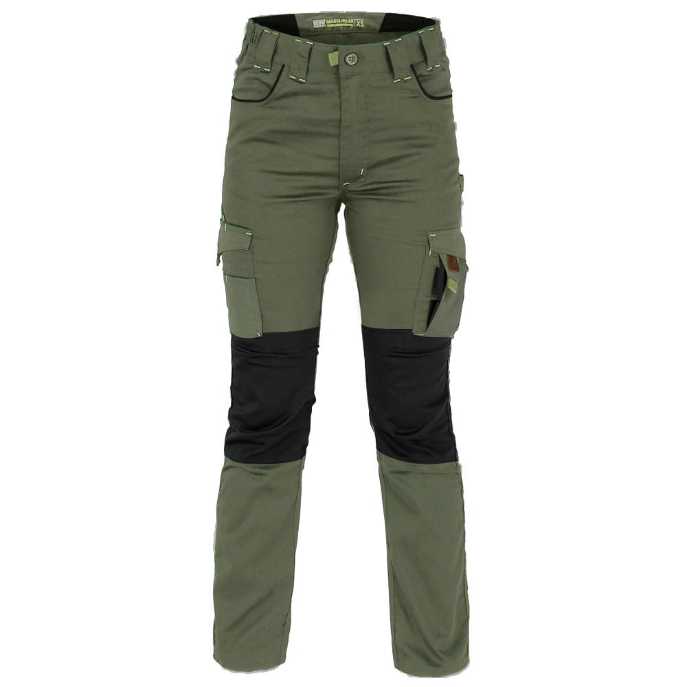 Hardwork - Pantalón Cargo Hw Dakota Spandex Mujer Verde Oliva