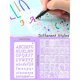 thumbnail image 2 of Plantillas de Letras Tenare, 30 Piezas, 4 x 7 Pulgadas, 2 of 3