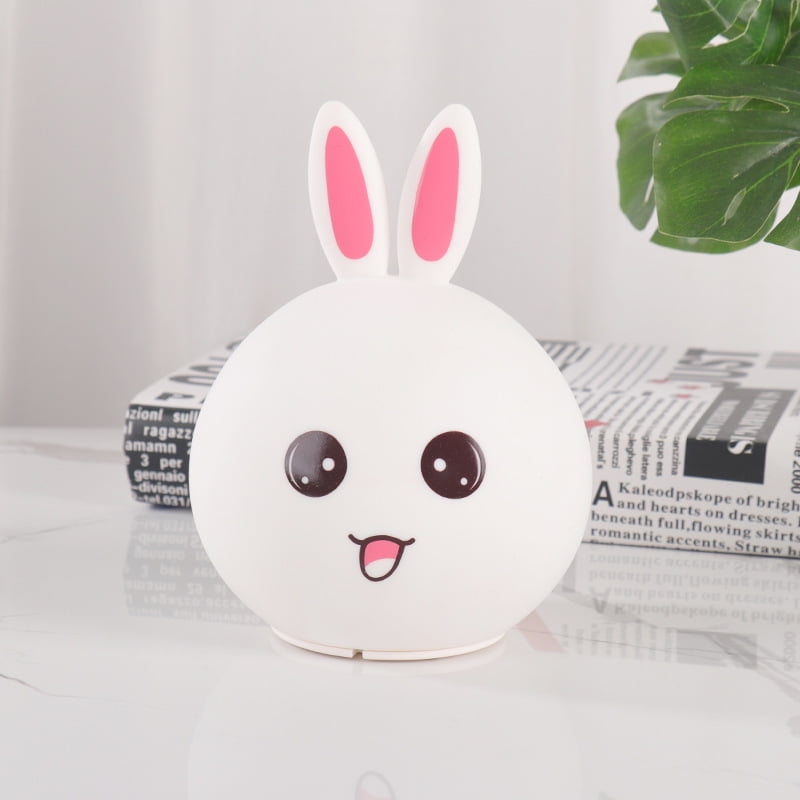 El Edén - Lámpara De Conejo Rosa, Espanta Cuco De Silicona -led Usb