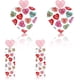 thumbnail image 1 of pares de aretes de San Valentín, 2 estilos, con forma de corazón, colgantes con mensaje de conversación, acrílicos rectangulares, regalo de joyería para novia, artículos de fiesta., 1 of 7