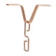thumbnail image 4 of Adaptador de Cadena de Lluvia para Canalón, Gancho para Bajante de Campanas de Lluvia, Resistente, Inoxidable, Herrajes Exteriores, Conector de Hierro Color Cobre, 4 of 5