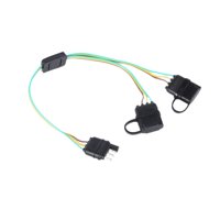 Ioensy - Conector De Extensión De Cable De Remolque Extensión De Arnés De Cableado De Remolque Plano De 4 Cables
