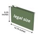 thumbnail image 3 of Carpetas colgantes Blue Summit Supplies, tamaño legal, 50 unidades, 3 of 7