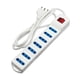 thumbnail image 3 of Alargador Eléctrico 5 Boca Blanca Con Switch 5 Metros, 3 of 6