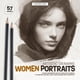 thumbnail image 1 of Cuaderno de estudio de dibujo artístico de retratos de mujeres con 57 modelos, 1 of 1