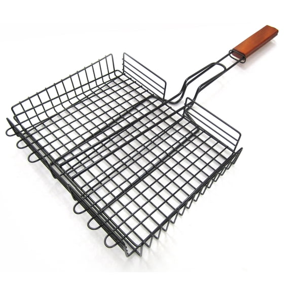 Cesta para Bistec 21st Century Ajustable Antiadherente con Mango de Palo de Rosa