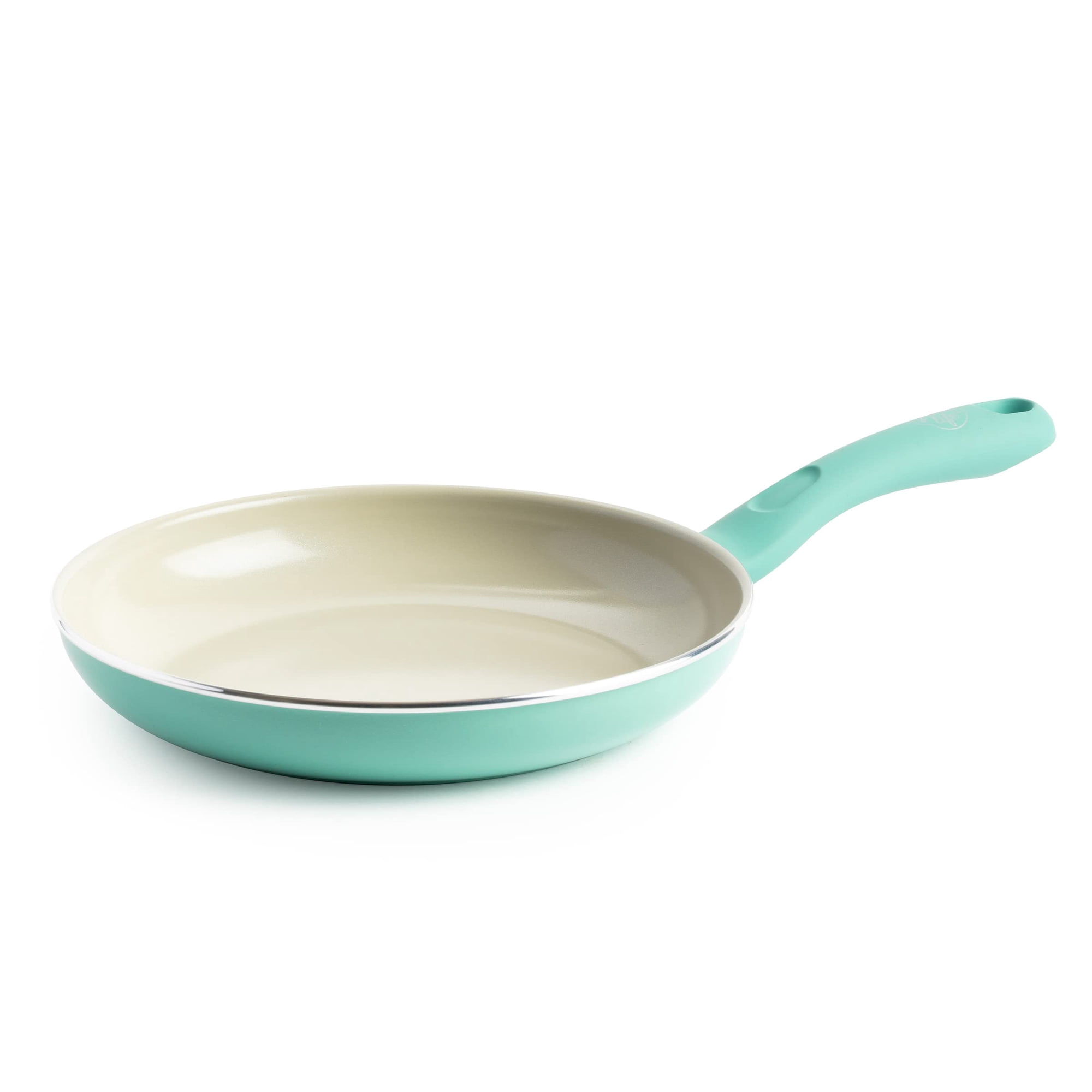 Sartén Greenlife Soft Grip Diamond Healthy De 25 Cm, Color Turquesa