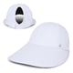 thumbnail image 1 of Sombrero Sunblocker de ala ancha Ponyflo, poliéster blanco, 1 of 6