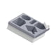 thumbnail image 5 of Bandeja Portavasos para Sofá, Funda de Silicona para Sofá, Organizador de Sofá Portátil, Versátil Y Que Ahorra Espacio, para Control Remoto de TV, Beb Gris, 5 of 5