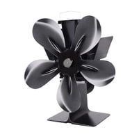 Magideal - Ventilador De Estufa De Leña Ventilador De Chimenea, Silencioso Calentador Versátil Con Energía Térmica Eficiente Aleación De Aluminio Profesional De