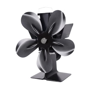 Magideal - Ventilador De Estufa De Leña Ventilador De Chimenea, Silencioso Calentador Versátil Con Energía Térmica Eficiente Aleación De Aluminio Profesional De