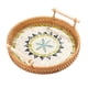 thumbnail image 3 of Bandeja De Servicio De Ratán Tejida, Bandeja De Almacenamiento Decorativa Para Encimera, Mesa De Fiesta, Tamaño Mediano, Multicolor, 3 of 5