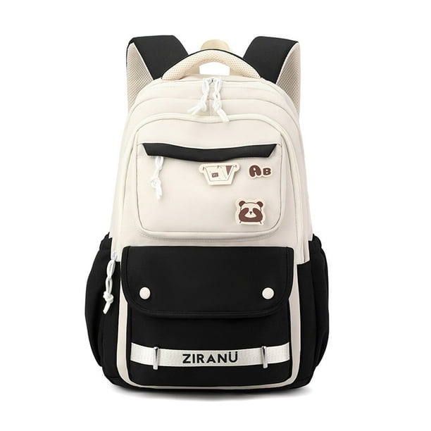 College Student Double Backpack Schoolbag Korean Version Fashion Backpack Niche Large Backpack High Value Female Laptop bag