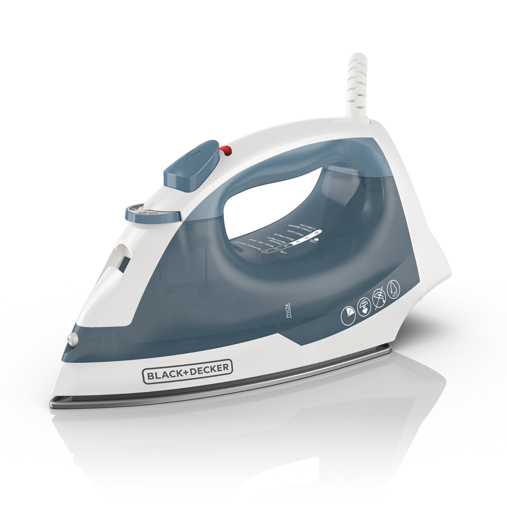 Plato Antiadherente Iron Black+decker Easy Steam Compact De 1200 W