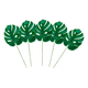 thumbnail image 2 of Hojas monstera artificiales 10 uds decoración, 2 of 3