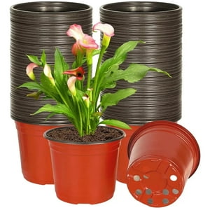 Genérica - 80Pcs Maceta Blanda 14 Cm De Diámetro Maceta Fácil De Plántulas